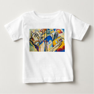 Camiseta De Bebé Composición Cuatro de Wassily Kandinsky - Arte Abs