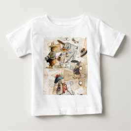 Camiseta De Bebé composición de conejo de peter
