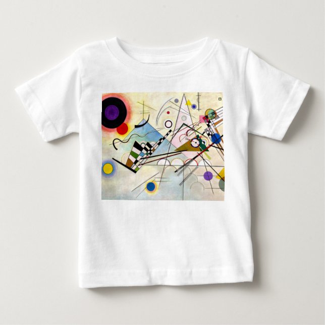 Camiseta De Bebé Composición de Kandinsky 8 (Anverso)