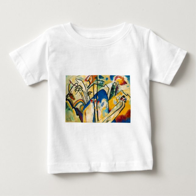 Camiseta De Bebé Composición IV de Kandinsky (Anverso)
