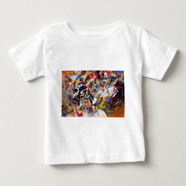 Camiseta De Bebé Composición VII de Kandinsky (Anverso)