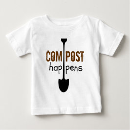 Camiseta De Bebé Compost sucede una mullida pala de humor
