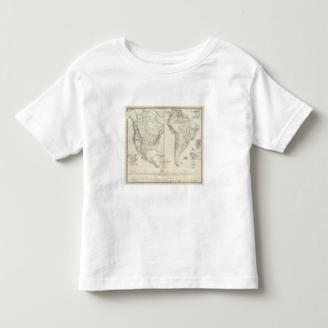 Camiseta De Bebé Comprobación de N y de S América (Anverso)