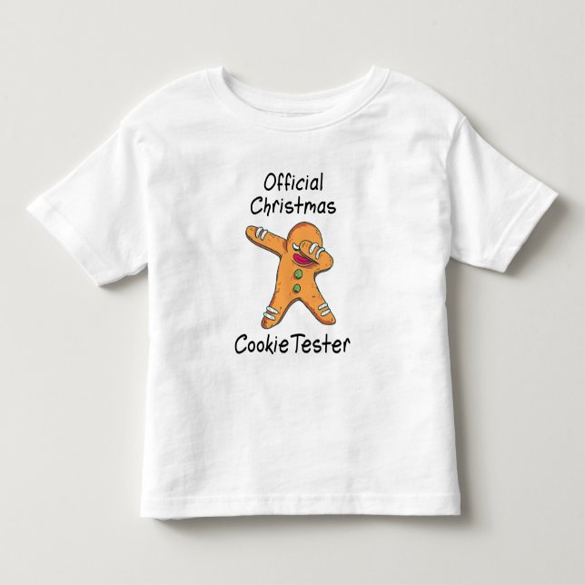 Camiseta De Bebé Comprobador de cookies de Navidades oficiales (Anverso)