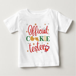 Camiseta De Bebé comprobador de cookies oficial