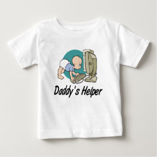 Camiseta De Bebé Computadora auxiliar de papi