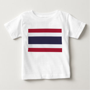 Camiseta de bebé con bandera de Tailandia