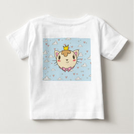 Camiseta de bebé con diseño de gato lindo – Adorab