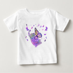 Camiseta de bebé con elefante volador