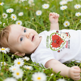 Camiseta de bebé con encanto de buena suerte perso