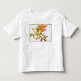 CAMISETA DE BEBÉ CON FLORES NOMBRE PERSONALIZADO