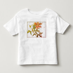 CAMISETA DE BEBÉ CON FLORES NOMBRE PERSONALIZADO
