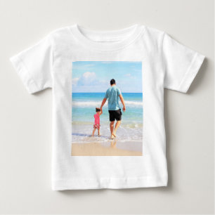 Camiseta de bebé con foto personalizada Sube tus f