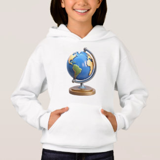 Camiseta de bebé con globo terráqueo 3D adorable –