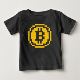 Camiseta de bebé con logotipo de Bitcoin BTC de 8