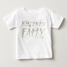 Camiseta de bebé con logotipo grasoso de Kitschen 