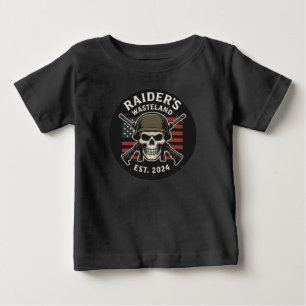 Camiseta de bebé con logotipo oficial de Raider's