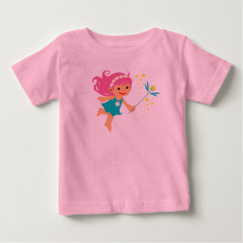 Camiseta de bebé con niña hada