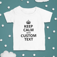 Camiseta de bebé con plantilla de cita personaliza