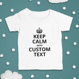 Camiseta de bebé con plantilla de cita personaliza