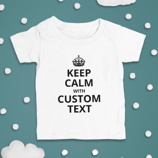 Camiseta de bebé con plantilla de cita personaliza