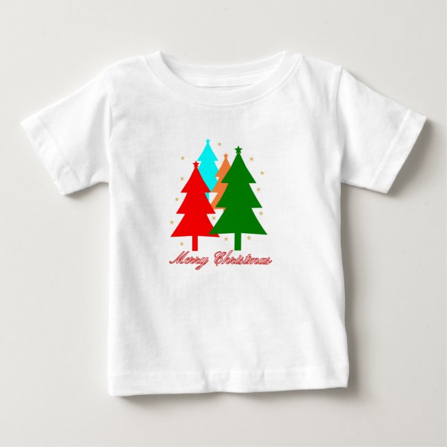 Camiseta de bebé con tema de Navidad (Anverso)