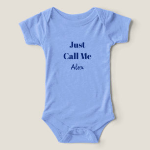Camiseta de bebé con texto personalizado y diseño 
