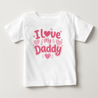 Camiseta De Bebé Con Tipografía De Corazón Rosa 'A