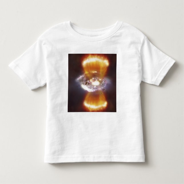 Camiseta De Bebé Concepto artístico de una galaxia (Anverso)