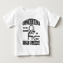Camiseta De Bebé Concertina, congelación cerebral