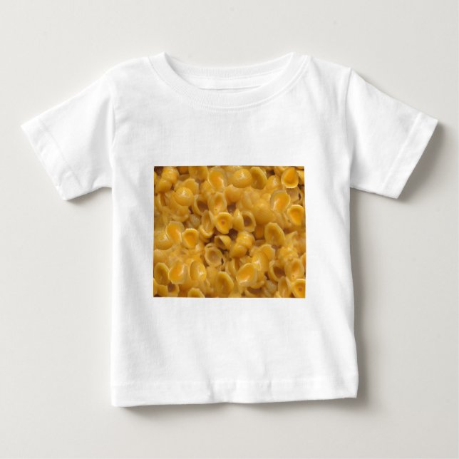 Camiseta De Bebé conchas y queso (Anverso)