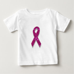 Camiseta De Bebé conciencia de cáncer de mama rosa secuencial