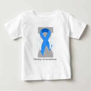 Camiseta De Bebé Conciencia del ángel del Trisomy 18