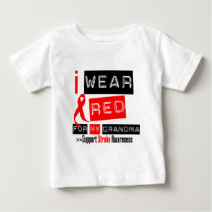 Camiseta De Bebé Conciencia del movimiento llevo la cinta roja para