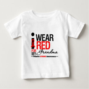 Camiseta De Bebé Conciencia del movimiento llevo la cinta roja para