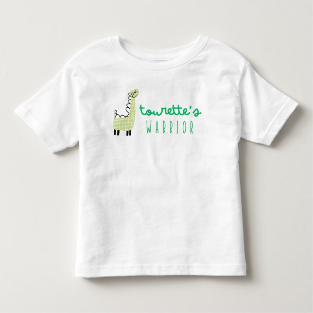 Camiseta De Bebé conciencia guerrera de tourette, Toddler T-Shirt l (Anverso)