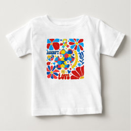 Camiseta De Bebé Conciencia sobre el autismo de Boho
