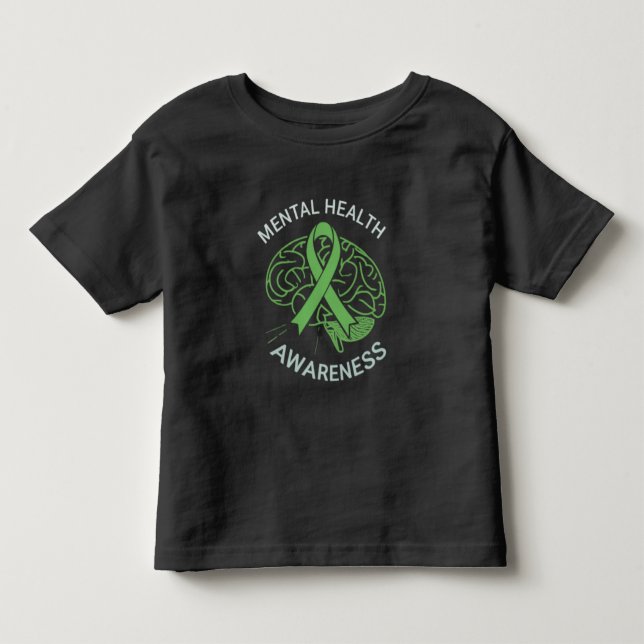 Camiseta De Bebé Conciencia sobre la salud mental 2024,Mind Matters (Anverso)