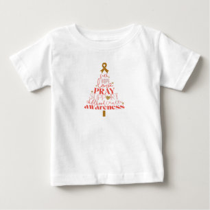 Camiseta De Bebé Concientización sobre el cáncer infantil Árbol de