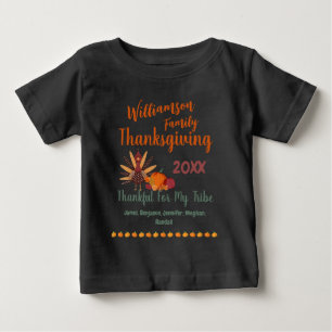 Camiseta De Bebé Concordancia de los conjuntos de acción de gracias