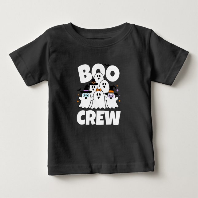 Camiseta De Bebé Concurso familiar de Halloween de personalizado Bo (Anverso)