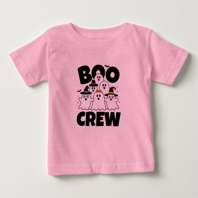Camiseta De Bebé Concurso familiar de Halloween de personalizado Bo (Anverso)