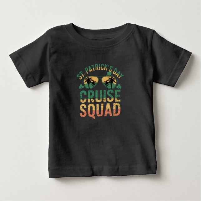 Camiseta De Bebé Concurso familiar divertido de la squad de crucero (Anverso)