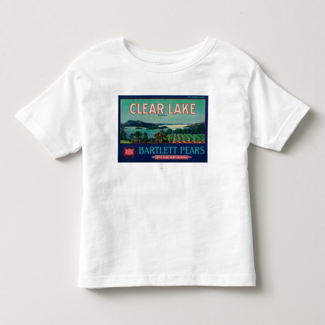 Camiseta De Bebé Condado claro de LabelLake del cajón de la pera (Anverso)