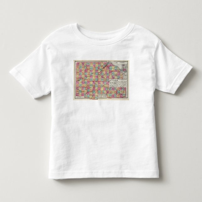 Camiseta De Bebé Condados de Ohio (Anverso)