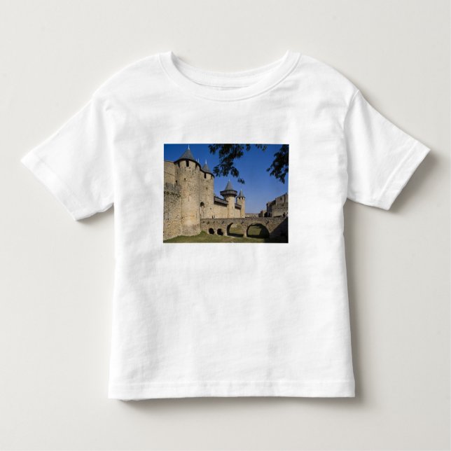 Camiseta De Bebé Conde Castillo, Carcasona, Aude, Languedoc, (Anverso)