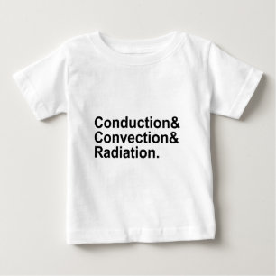 Camiseta De Bebé Conducción Convección Radiación   Transferencia de