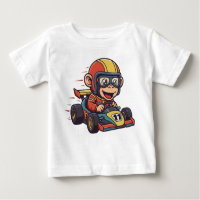 Conductor de coches de carreras de chimpancé