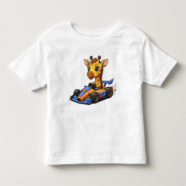 Camiseta De Bebé Conductor de coches de carreras de niños pequeños (Anverso)