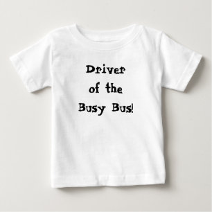 Camiseta De Bebé Conductor de la oferta de autobuses ocupados